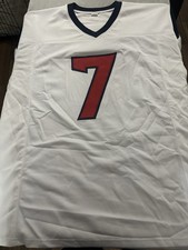 Case Keenum Custom Houston Texans Autographed Football Jersey JSA Authenticated.