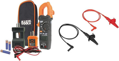 CL120KIT Clamp Meter Electrical Test Kit, AC Auto Ranging 400 Amp & 69381 Alliga