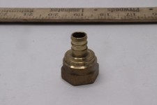 Threaded Adapter Crimp Fitting Lead Free Brass 1/2" NPT X 1/2" Pex