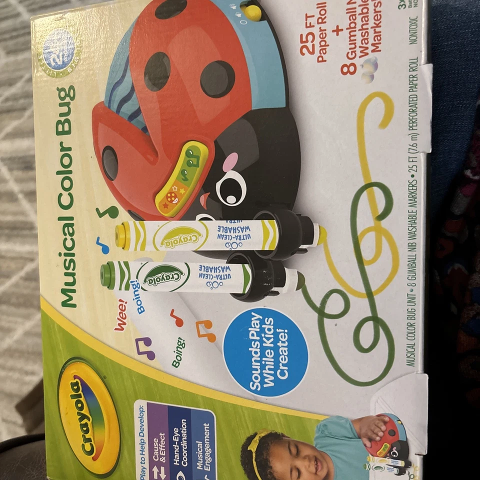 Crayola Musical Color Bug Drawing and Coloring Arts & Crafts Kit - NEW IN BOX - Image 2 of 4