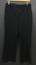 Quince Black Ultra Stretch Ponte Bootcut Pull On Pants Size Large Petite LP