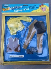 Plasty Goldköpfchen Puppe Kleidung OVP Vintage 70er „Reitschule“ 