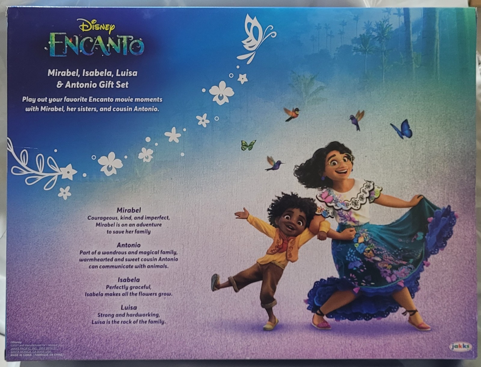 Disney Encanto 4 Doll Gift Set - BRAND NEW -MIRABEL, ISABELLA, LUISA & ANTONIO