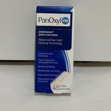 PanOxyl PM Overnight Spot Patches For Face 40 Single Use Clear Pimple Patches