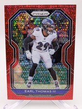 💥2020 Panini Prizm No Huddle Red Prizm SP #24/50 Earl Thomas III #42 Ravens