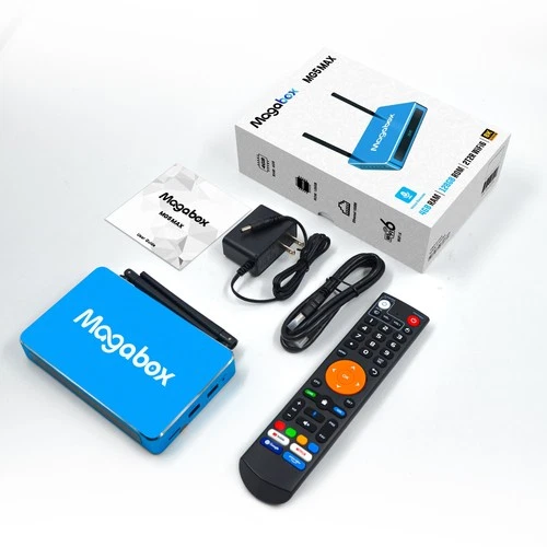 New 2026 Magabox MG5 MAX Media Player 8K UHD 4GB RAM 128G WiFi 6 Voice Remote