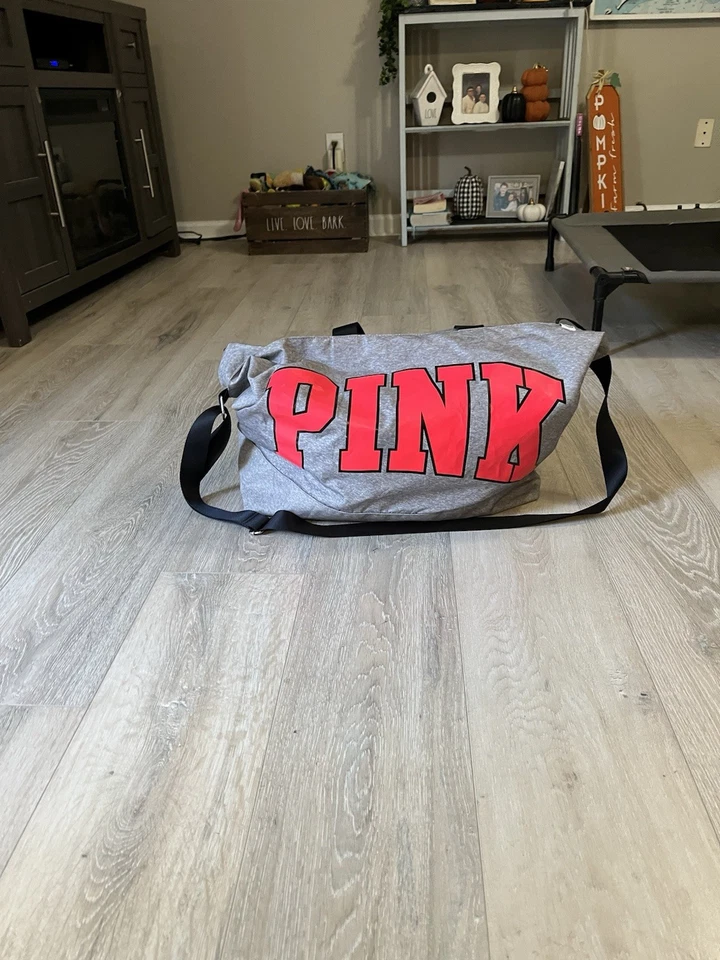Victorias Secret 粉色旅行周末包 大号 托特包 全新 — 第 3/4 张图片