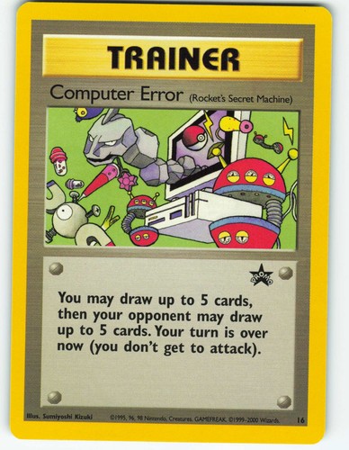 Computer Error - 16/53 Wizards Black Star Promos - Pokémon TCG - 2000