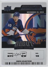 2022 Upper Deck Credentials Debut Ticket Access /799 Tier 2 Simon Holmstrom 6o3