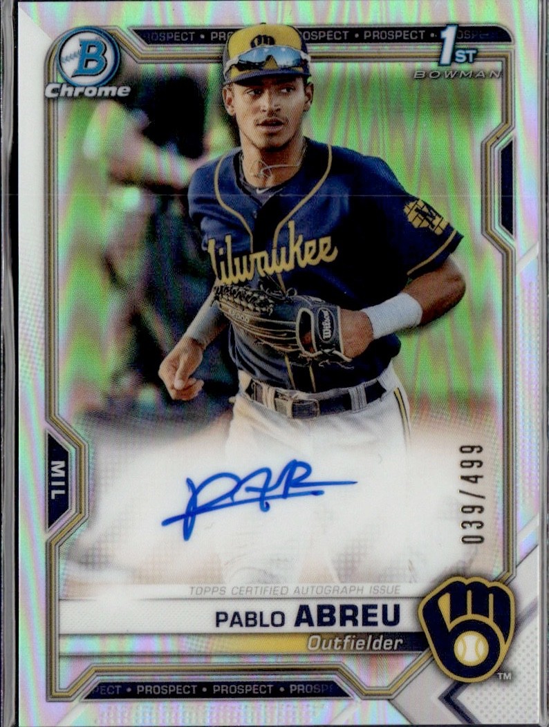 2021 Bowman Chrome Pablo Abreu