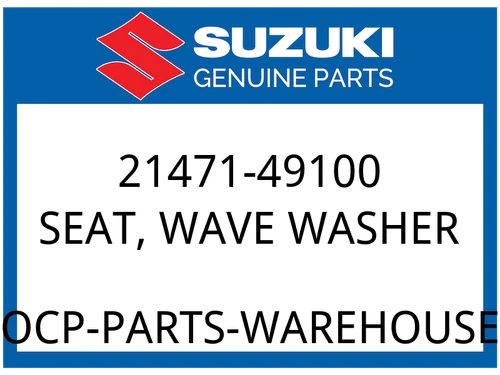 SEAT, WAVE WASHER