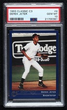 1992-93 Classic Collectors Club C3 Derek Jeter #4 PSA 10 GEM MT HOF 04b0