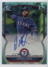 2023 Bowman Sapphire Edition Chrome Prospects Aqua 76/99 Andres Mesa Auto 10z2