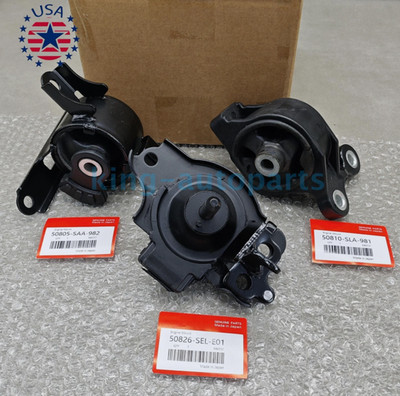 OEM Engine Mount Set 3Pcs Fits For 2007-2008 Honda Fit A4537 A4552 AM500 US