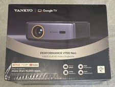 VANKYO Performance V700 Neo 1080P Full HD Projector Google TV NEW Sealed Box