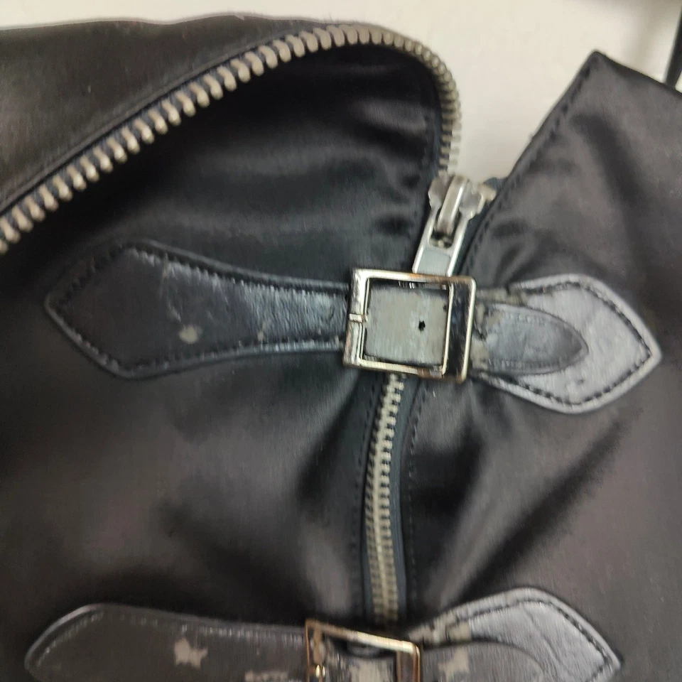 Top corsé vintage Y2K Bebe para mujer XXS negro detalle de hebilla imitación cuero cremallera gótico Foto 4 de 4