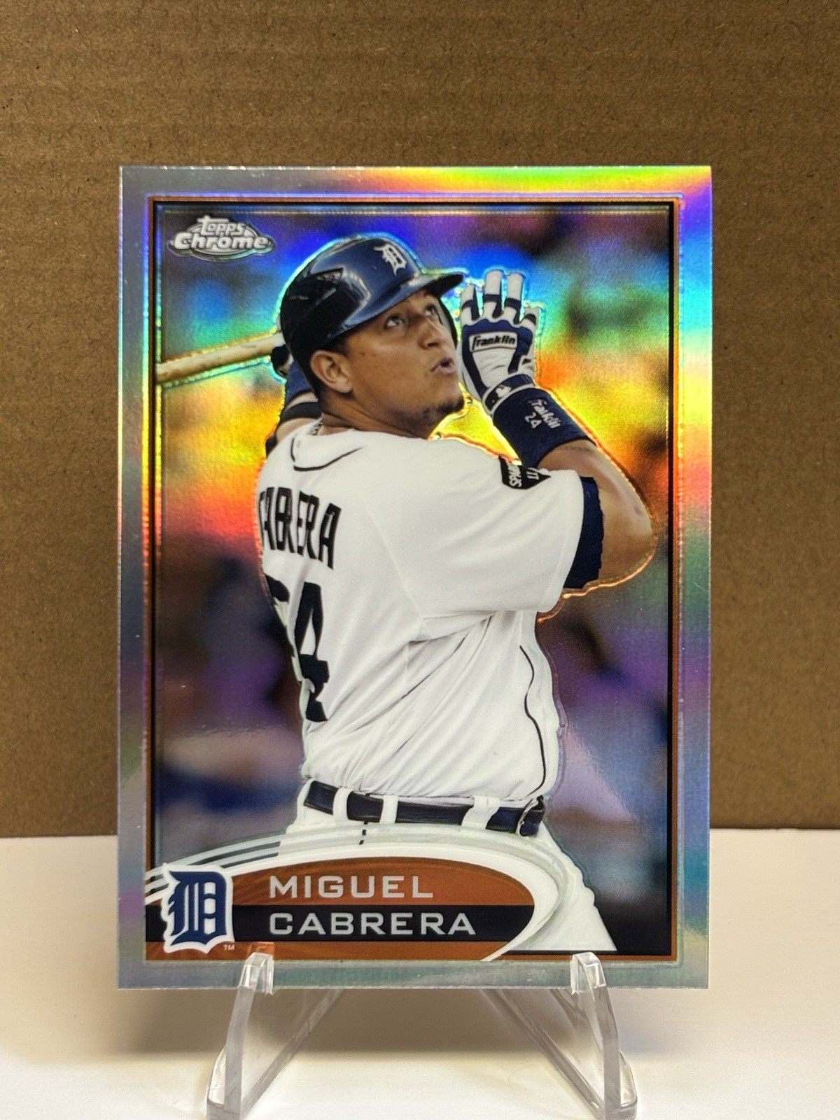 2012 Topps Chrome Miguel Cabrera #130 Refractor Tigers