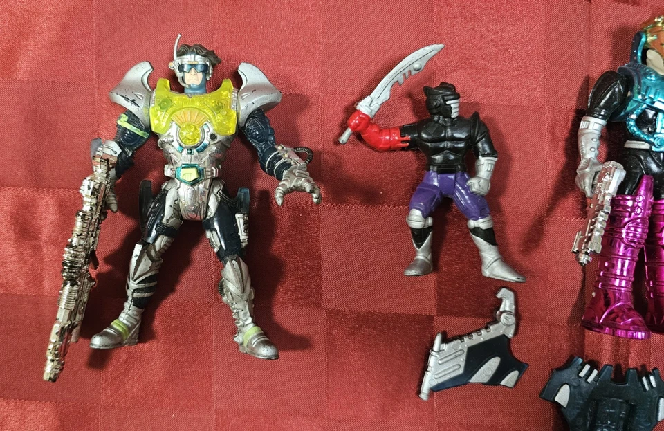 Chap Mei Stellar Force I II III Aliens Star Warrior Star Fighter Figures Lot - Image 2 of 4