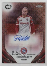 2023 Topps Chrome UEFA Women's Champions League 125/125 Franziska Kett Auto ux8