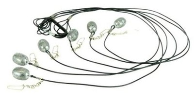 Ball Weighted Duck Decoy Rigs 30'' (6-Pack) Black