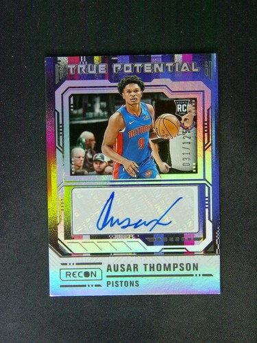 2023-24 Panini Recon Ausar Thompson RC Rookie True Potential Auto /125