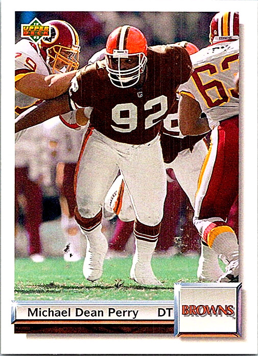 1992 Upper Deck Gold Football G43 Michael Dean Perry Browns