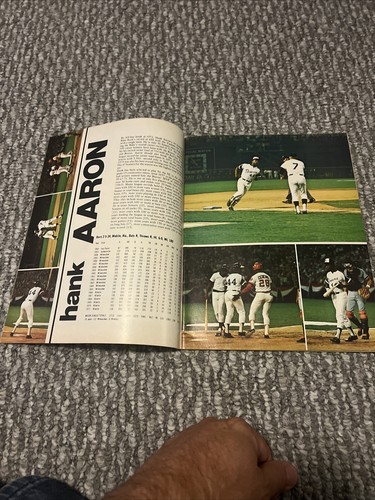 1972 Official Baseball All Stars 1933-Today Magazine LEROY NEIMAN No Mays Poster - Picture 4 of 6