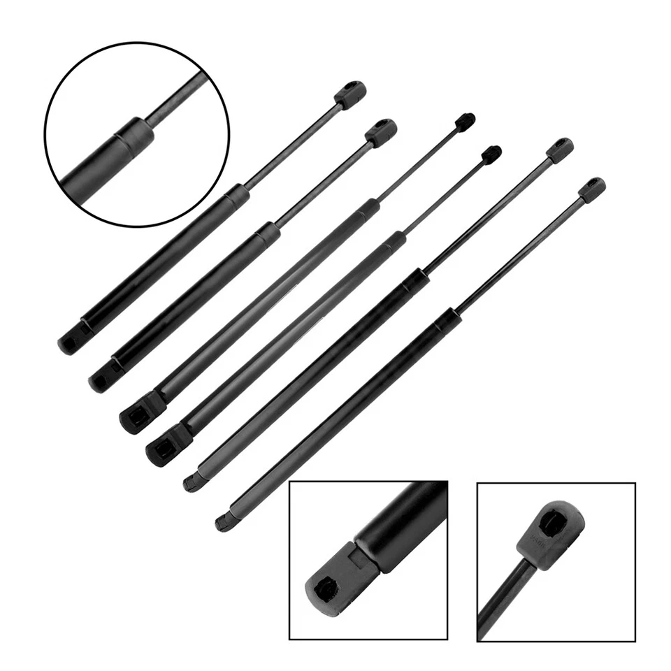 For 2008-2010 Mercury Mountaineer 6x Hood+Window+Tailgate Lift Support Gas - Изображение 4 из 4