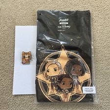 Funko Pop The Marvels Marvel Collector Corps Exclusive T-Shirt Size M  Pin