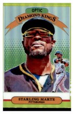 2019 Donruss Optic Lime Green #24 Starling Marte Pittsburgh Pirates