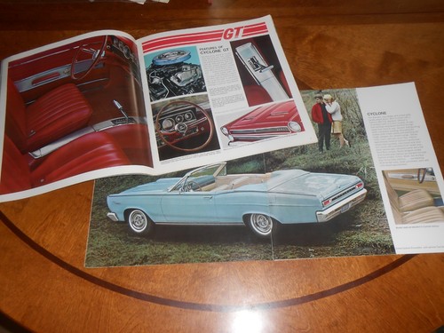 1966 MERCURY COMET BROCHURE HUGE 32 p. 11x11 PRESTIGE CATALOG CYCLONE CALIENTE + - Picture 6 of 6