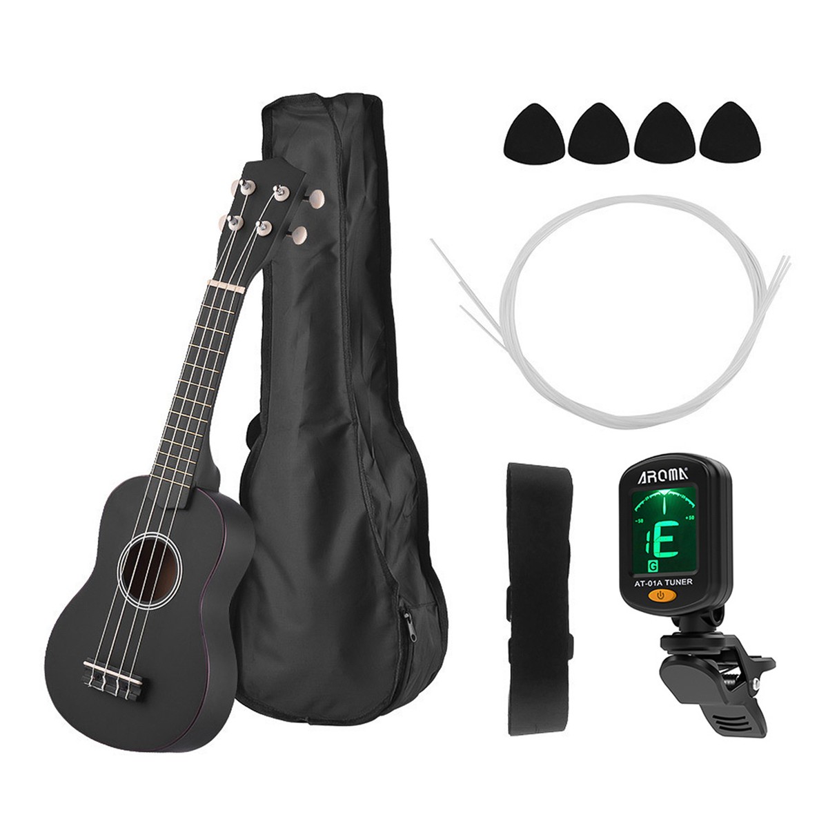 Soprano Ukulele 21 Inch Ukulele Mini Acoustic Small Hawaiian Guitar