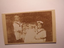 Perleberg - Lisa & Bill & Jochen Pachaly as Kids - Sailor Suit / CDV