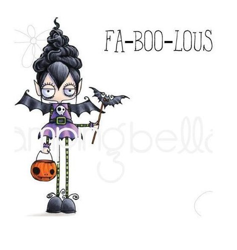 New Stamping Bella Cling Rubber Stamp Halloween ODDBALL VAMPIRE SET | eBay