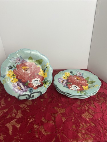 Pioneer Woman Sweet Romance Salad Plates, Set of 4