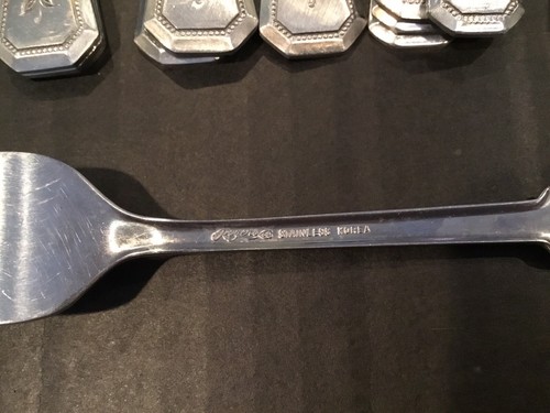 Stanley Roberts Rogers LANDSCAPE Stainless Flatware Korea Flowers Set Of 34 Pcs - Picture 3 of 3