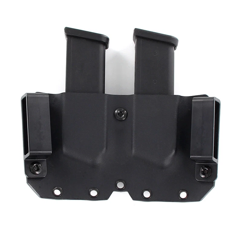 OWB Kydex DOUBLE MAG Holster - SINGLE STACK Models - MATTE BLACK - Image 3 of 3