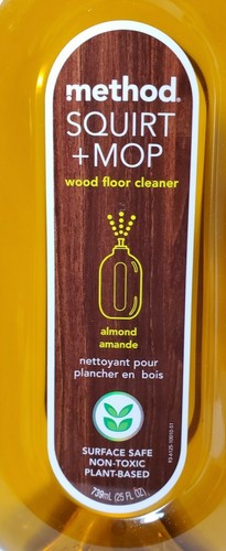 Method Squirt + Mop Wood Floor Cleaner~ALMOND~Non-Toxic~25 oz - Picture 2 of 9