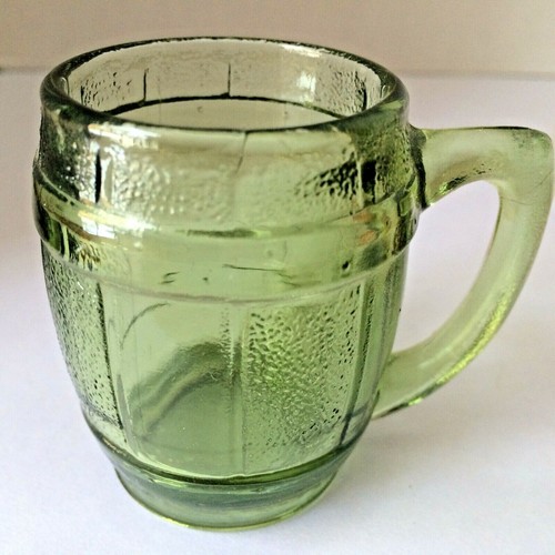 12 Shot Glasses Mug Shape 6 Federal 6 Other Clear Pink Green - Bild 5 von 6