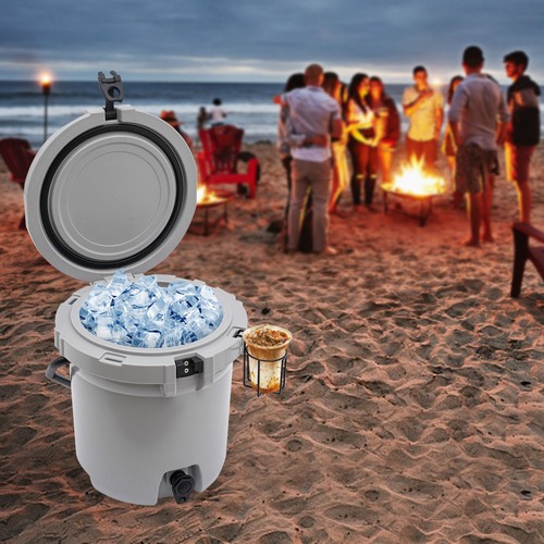 5 Gallon Portable Outdoor Water Jug Cooler Camping Beverage Dispenser 18.93L US