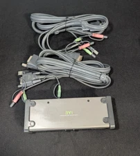 IOGEAR GCS1102 2-Port DVI KVMP Switch With Cables, No AC Power Cord