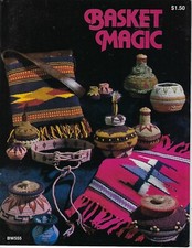 Basket Magic Basketry Weaving Patterns Vintage Craft Project Instruction Book