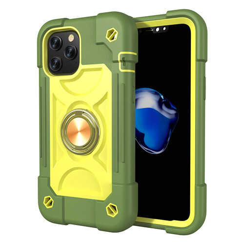 Shockproof Armour Colour Phone Cases With Magnetic Ring Stand For IPhones - Picture 21 of 25