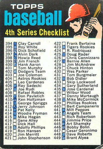1971 Topps Vintage Baseball U-Pick trading cards numbered #301-#398 - Picture 6 of 6