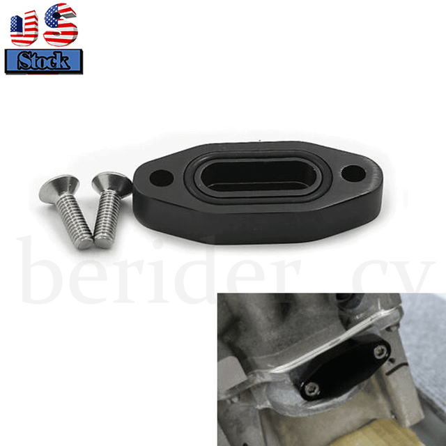 Oil Port Adapter Cooler Delete Block Off Plate For LS1 LS LSX Engines