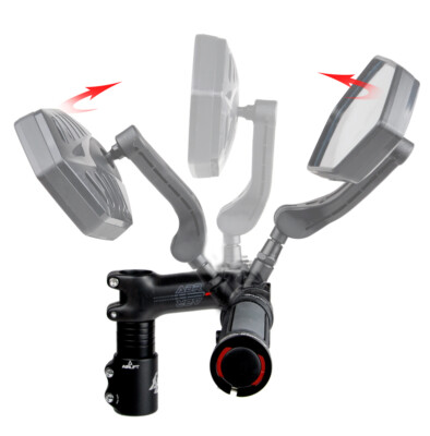 Yonuaret Fahrrad Rückspiegel - Verstellbarer Lenkerspiegel Für 17,4-22mm Lenker