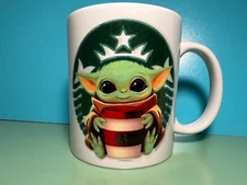 Ceramic 11 ounce Baby Yoda Mug