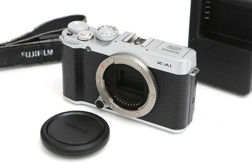 【Exc++】Fujifilm X-A1 16MP Mirrorless Camera Body Only Silver From Japan
