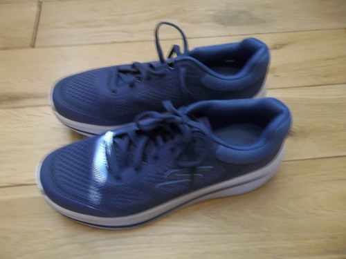 Women's Skechers Go Run Max Cushioning Navy Blue Lace up Trainers Size 6 / 39 - Picture 4 of 6