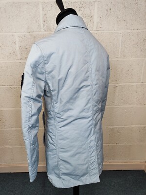 Stone Island David - TC Trench Coat with Primaloft In Pearl Grey